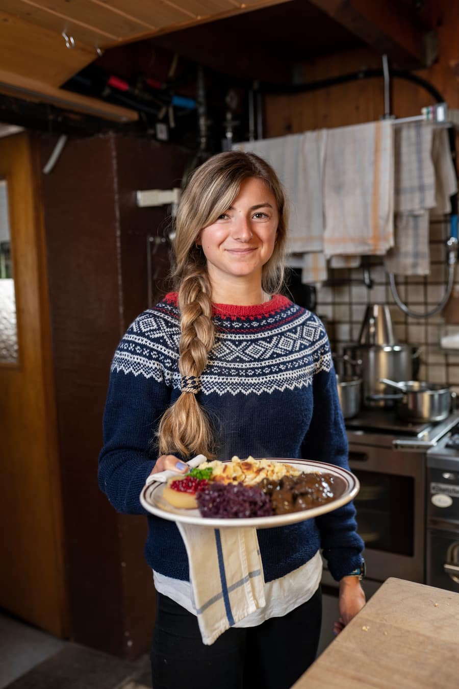 «Mein Gemspfeffer-Geheimtipp? Stäfelialp!» Mary Birkeland September 2021