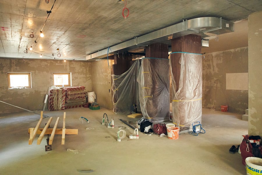 Baustelle Schloss Schauenstein