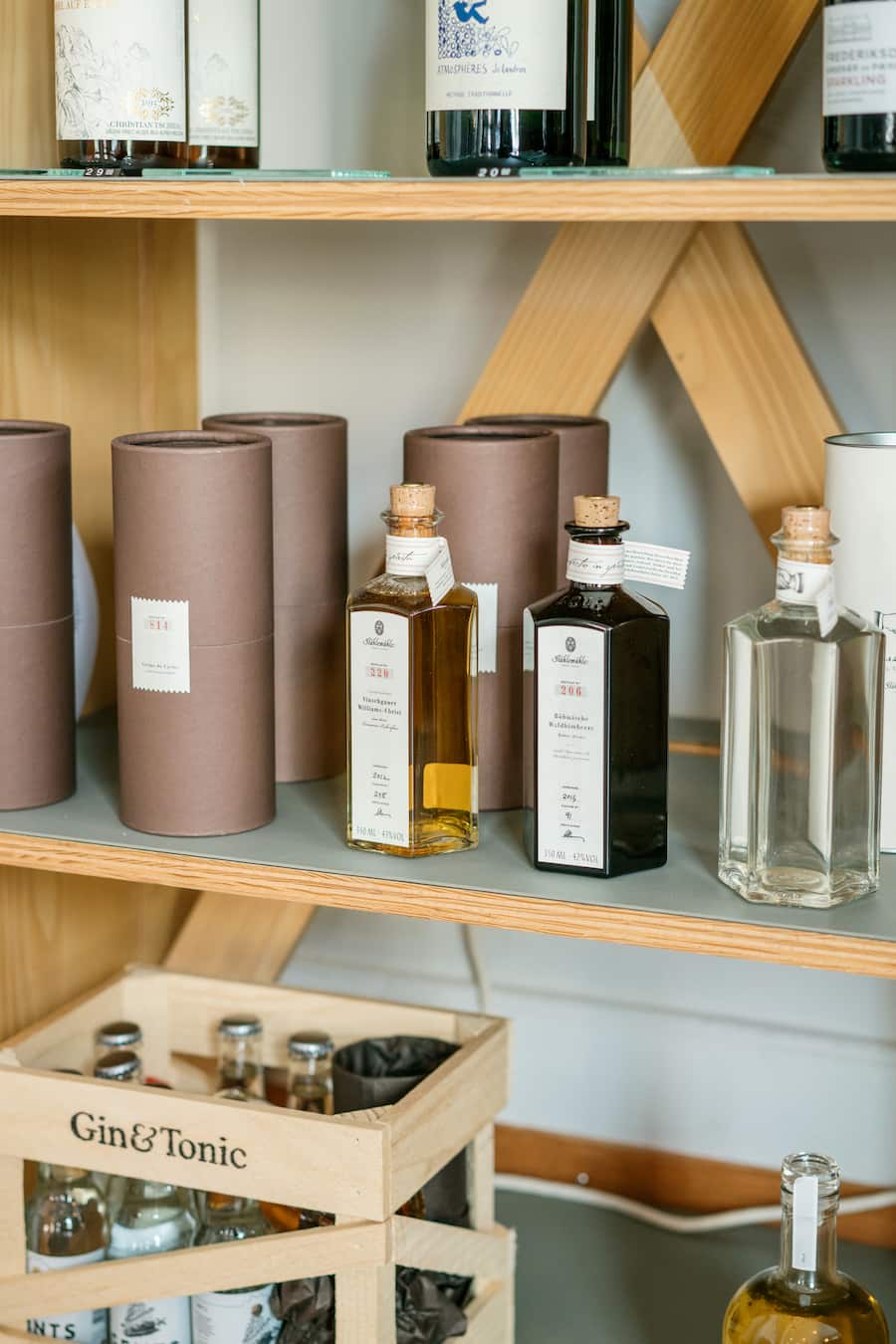 Destillate der Edelobstbrennerei «Stählemühle» im Edition Populaire