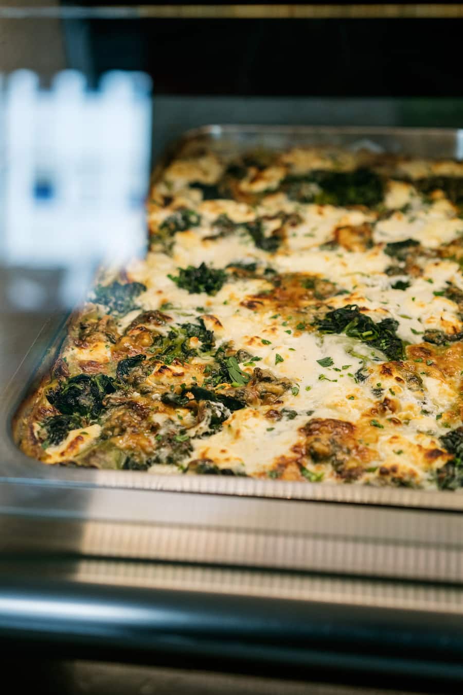 Spinat-Lasagne im Take-Away Famiglia Tremonte