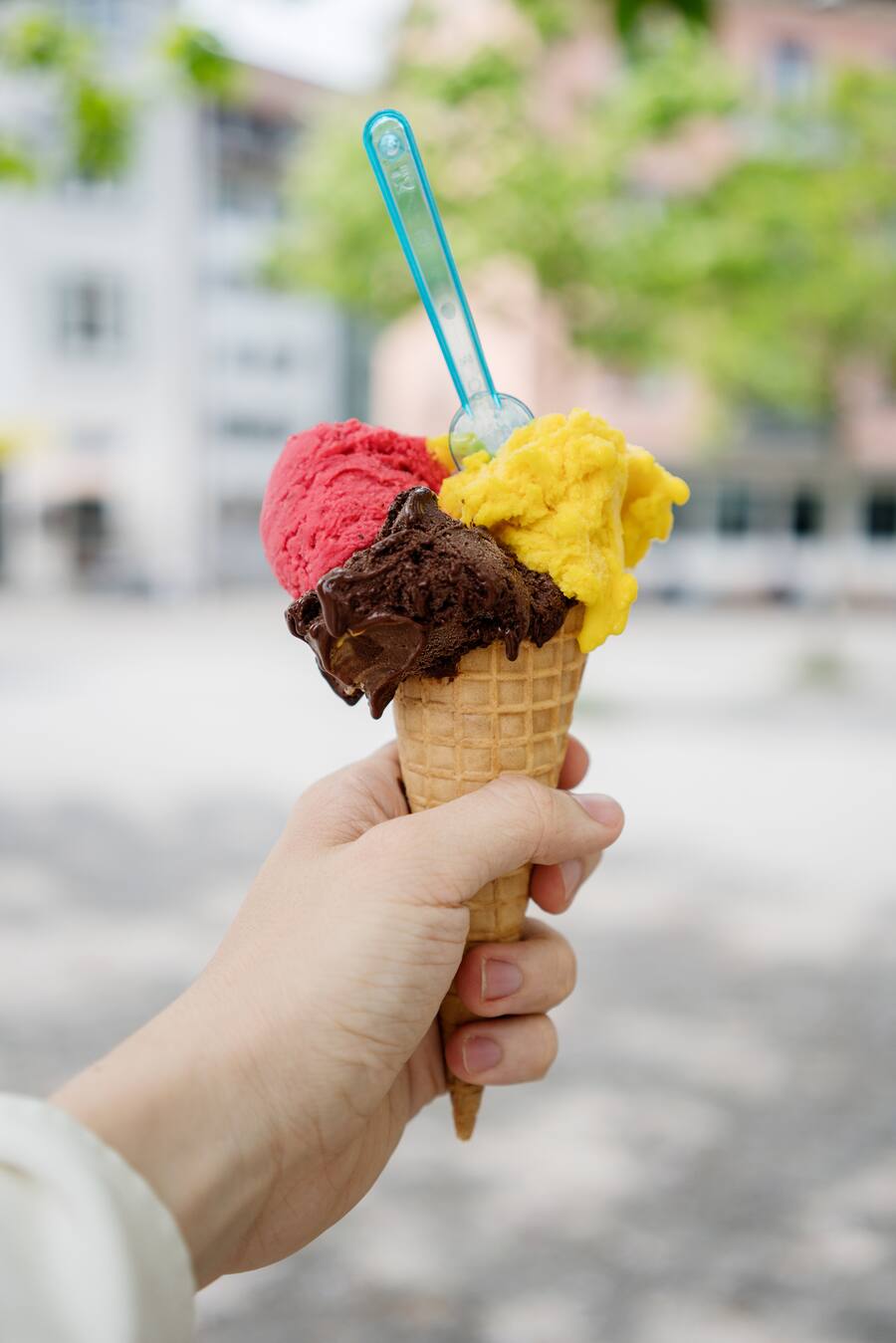 Gelateria di Berna am Brupbacherplatz in Zürich