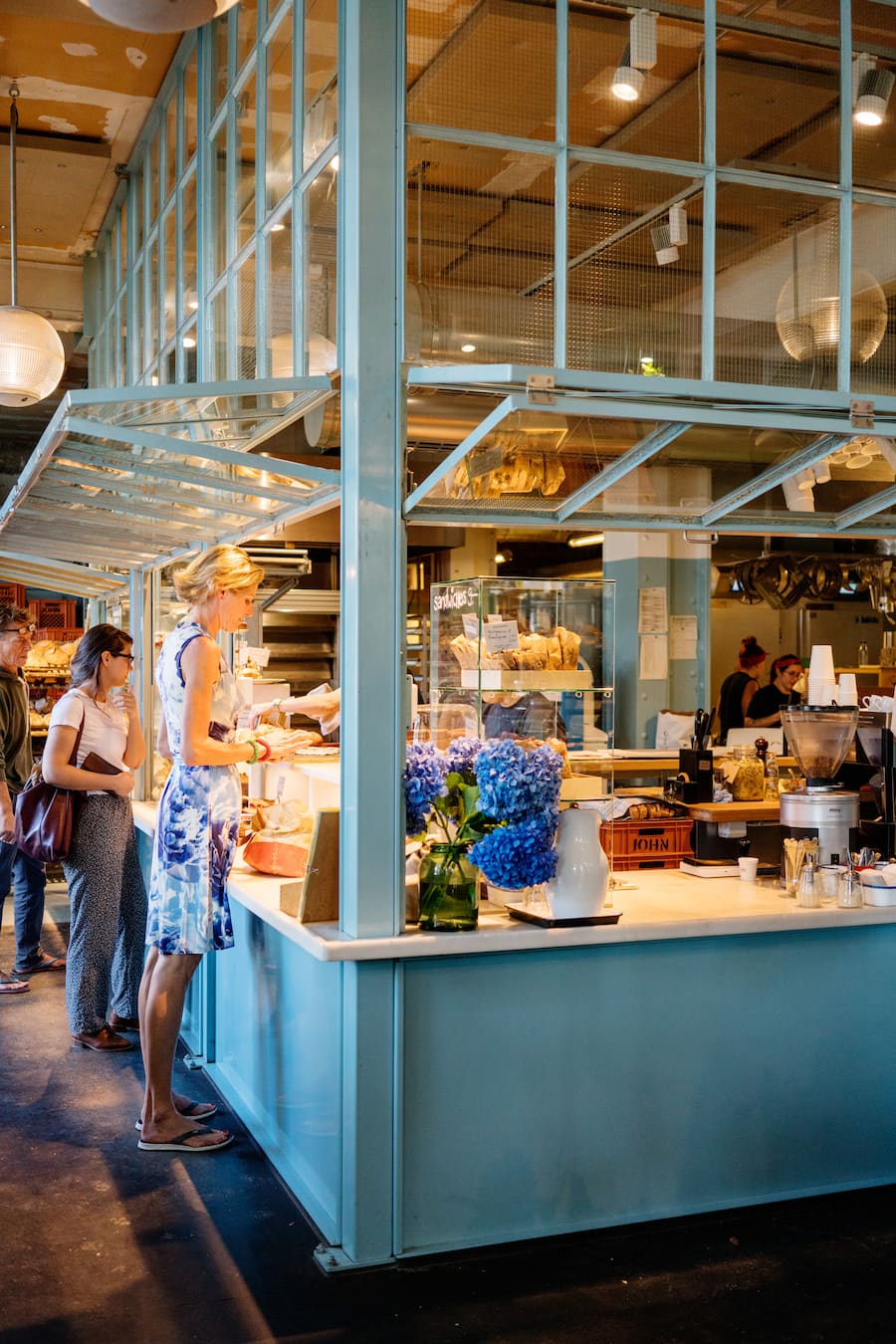 Die offene Backstube von John Baker beim Helvetiaplatz in der Bank