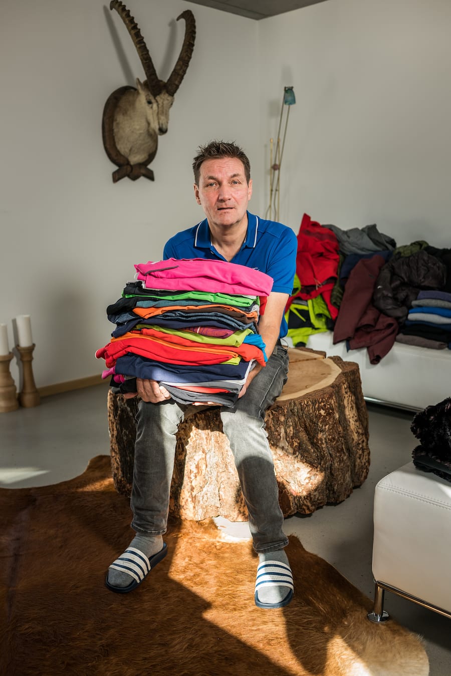 Koch Daniel Bumann mit Frau ohne Kinder