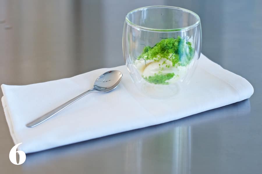 Milchglace mit Dill von Sven Wassmer