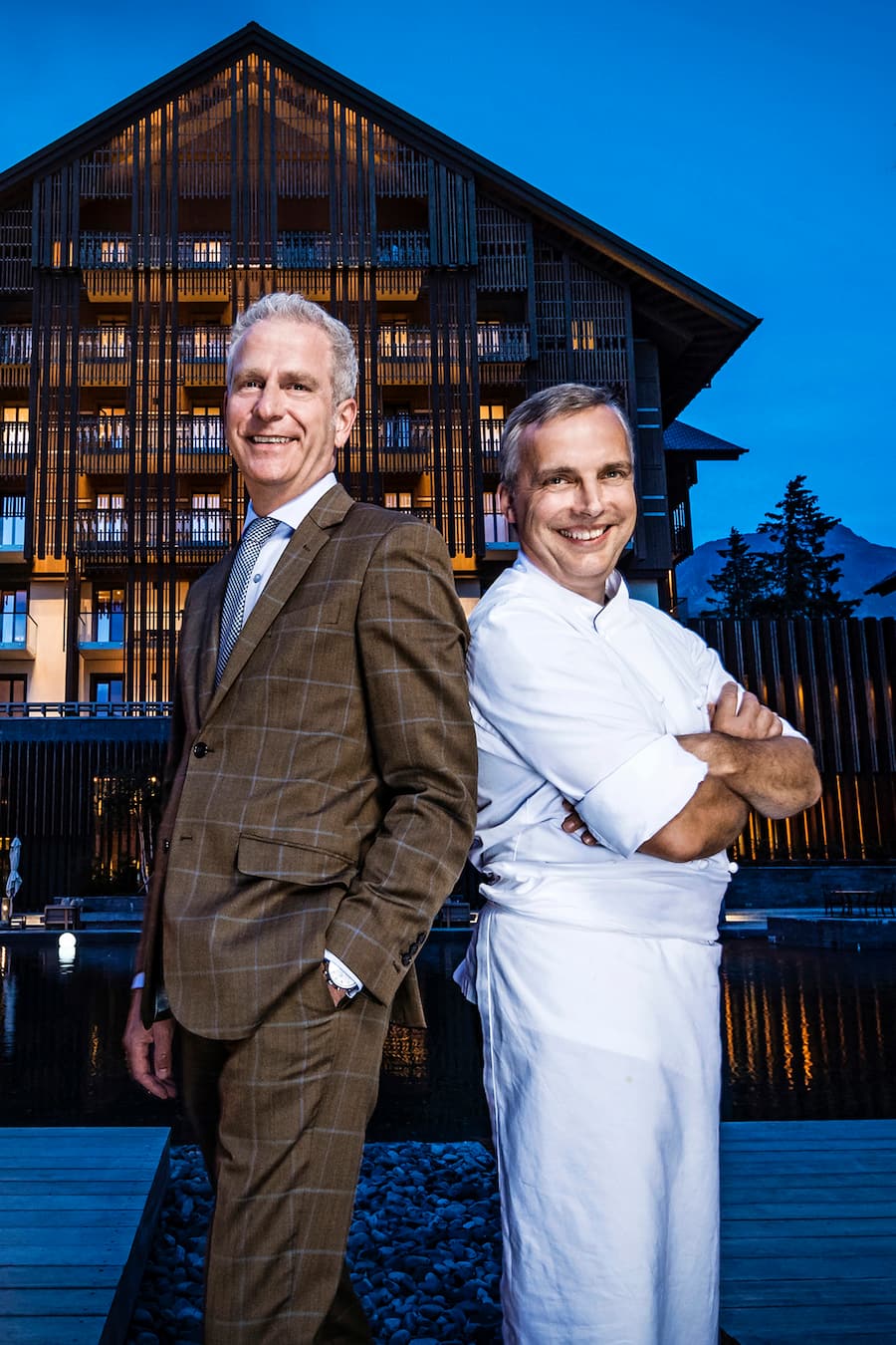 General Manager Jean-Yves Blatt, Executive Chef Dietmar Sawyere