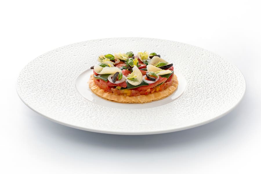Tarte Fine mit Zucchetti- und Tomatenkonfit Rezept von Franck Giovannini