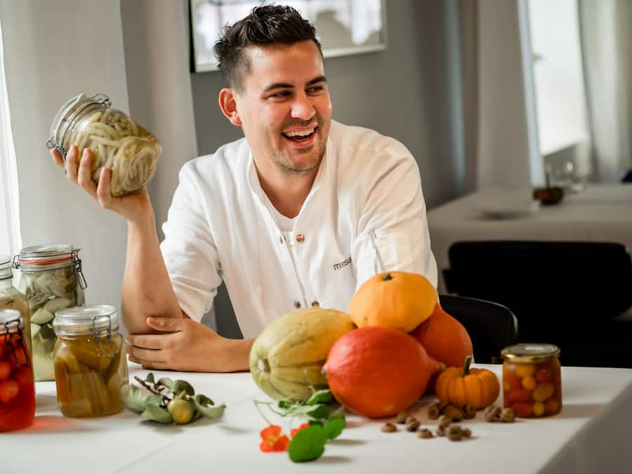 Sebastian Roesch vegan Mesa Restaurant Zürich