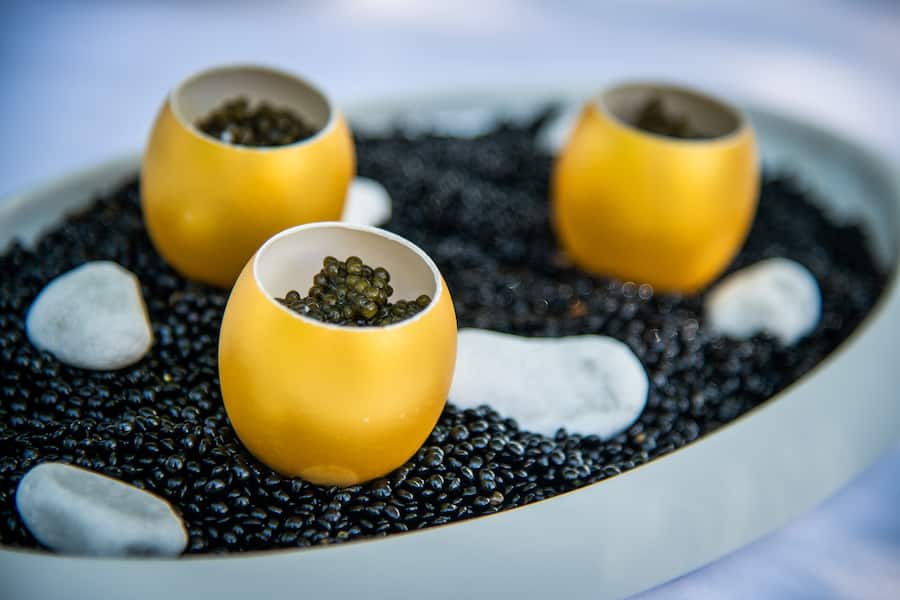 Rauchfischmousse und -Gelee von Patrick Mahler (Restaurant Focus).