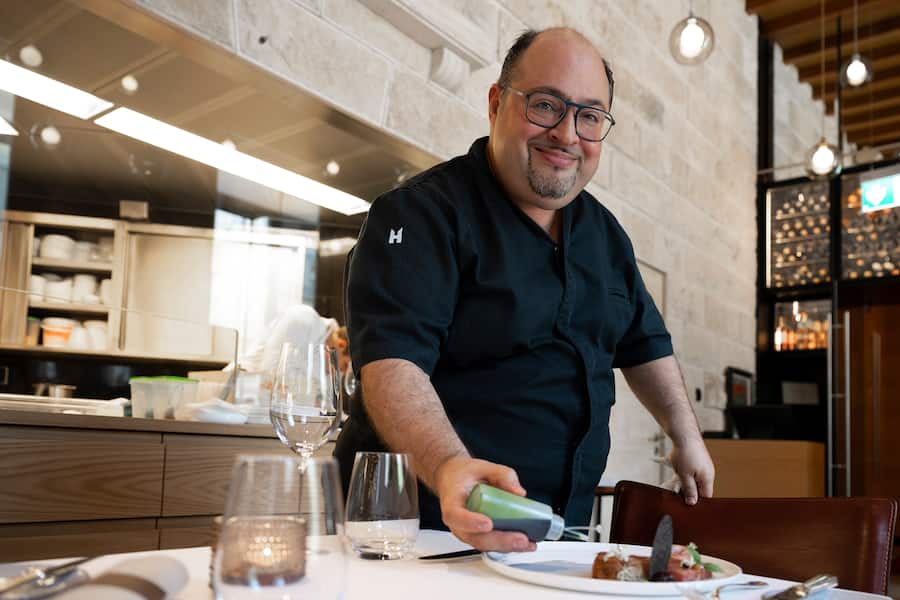 27.08.2020; Zürich: GM Channel; Portrait von Antonio Colaianni Restaurant Ornellaia; Chefkoch Antonio Colaianni im Restaurant Ornellaia in Zürich. © Valeriano Di Domenico