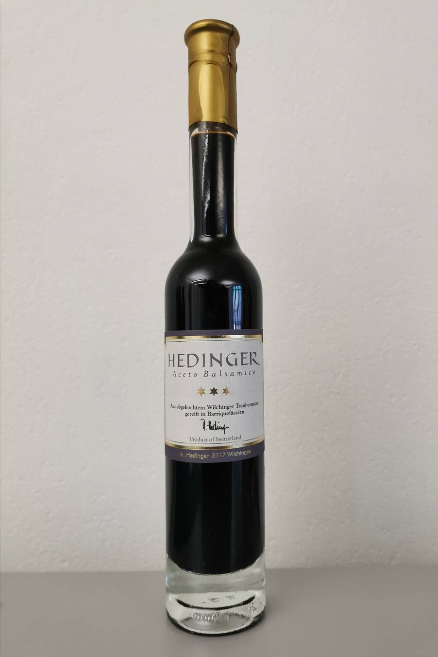 Aceto aus Blauburgunder - Aceto Balsamico, gut gereifte Achtjährige mit drei Sternen