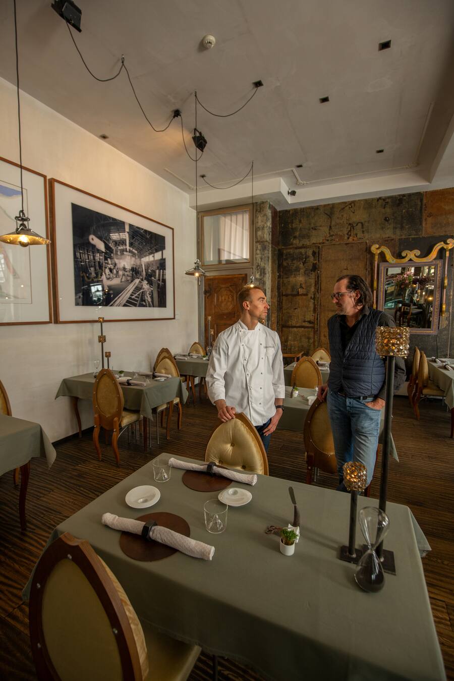 After Seven mit Heinz Julen und Florian Neubauer (l)