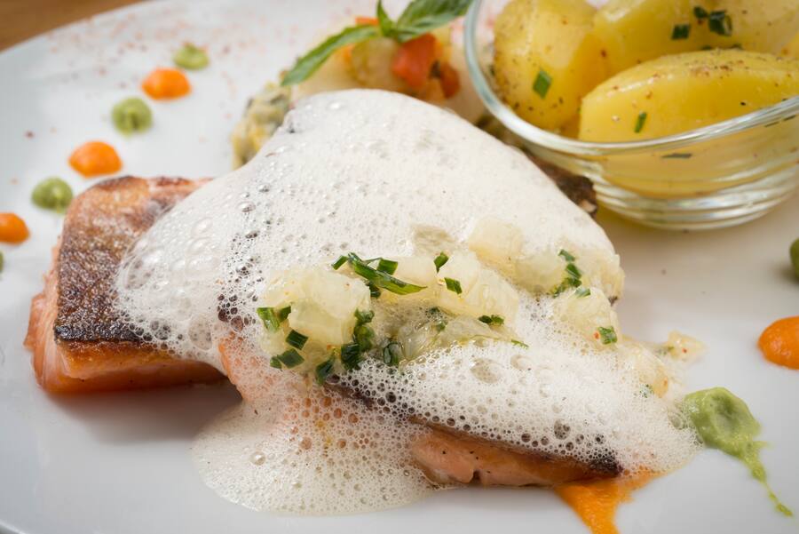 Restaurant Alex à Sion filets d'omble chevalier