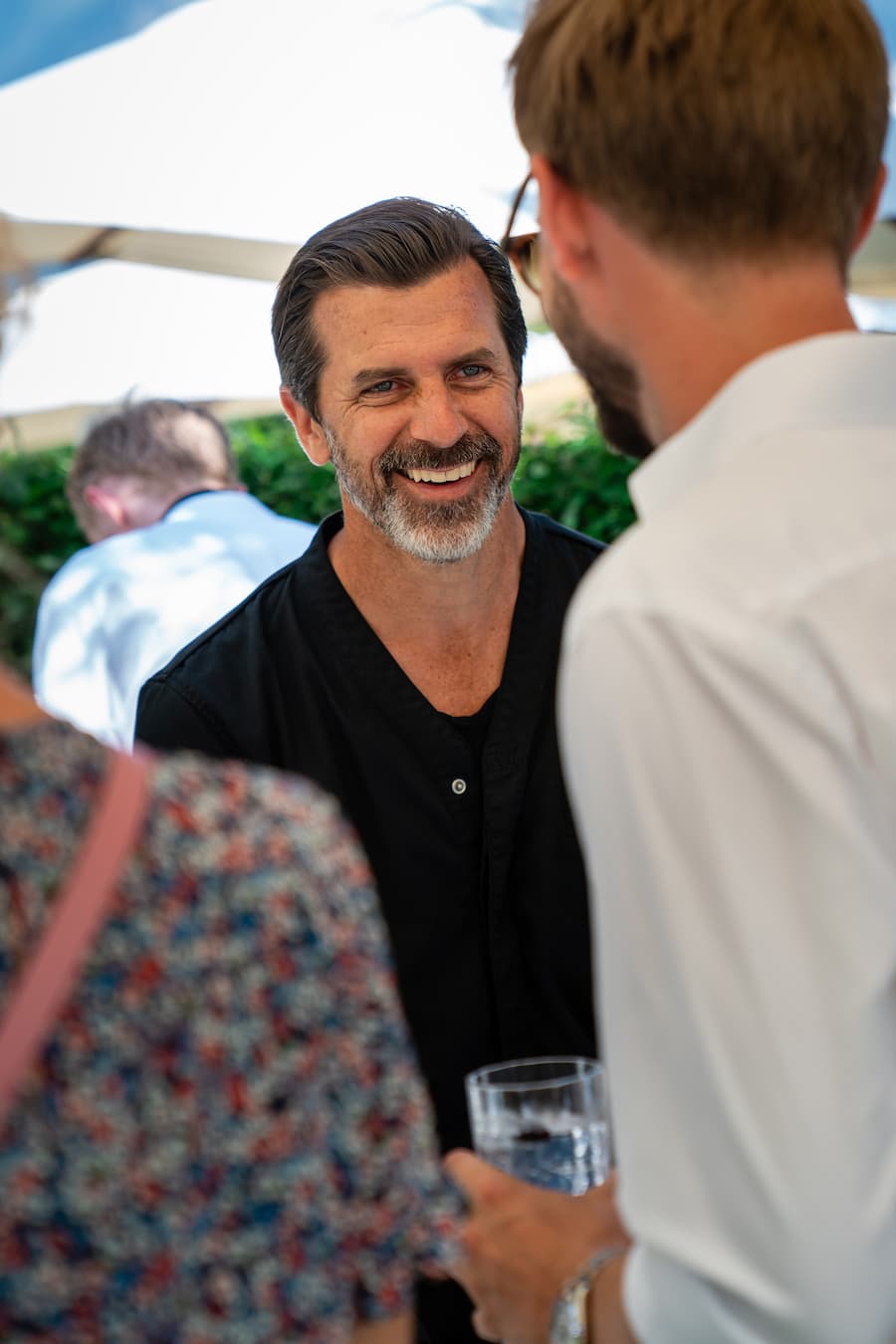 Andreas Caminada an der GaultMillau Garden Party in Bad Ragaz 2021