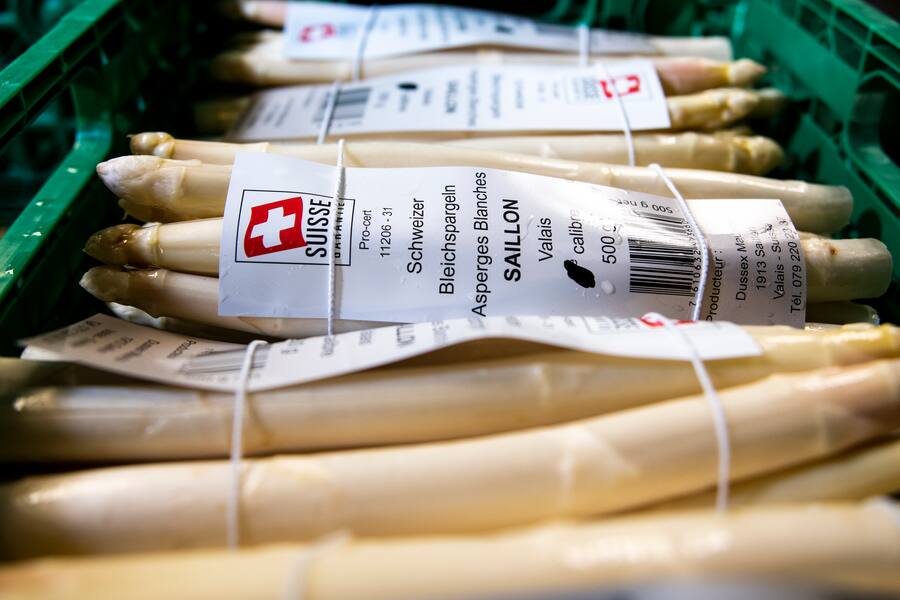 25.04.2019 - Saillon - Le Gault Milau producteur d'asperages.