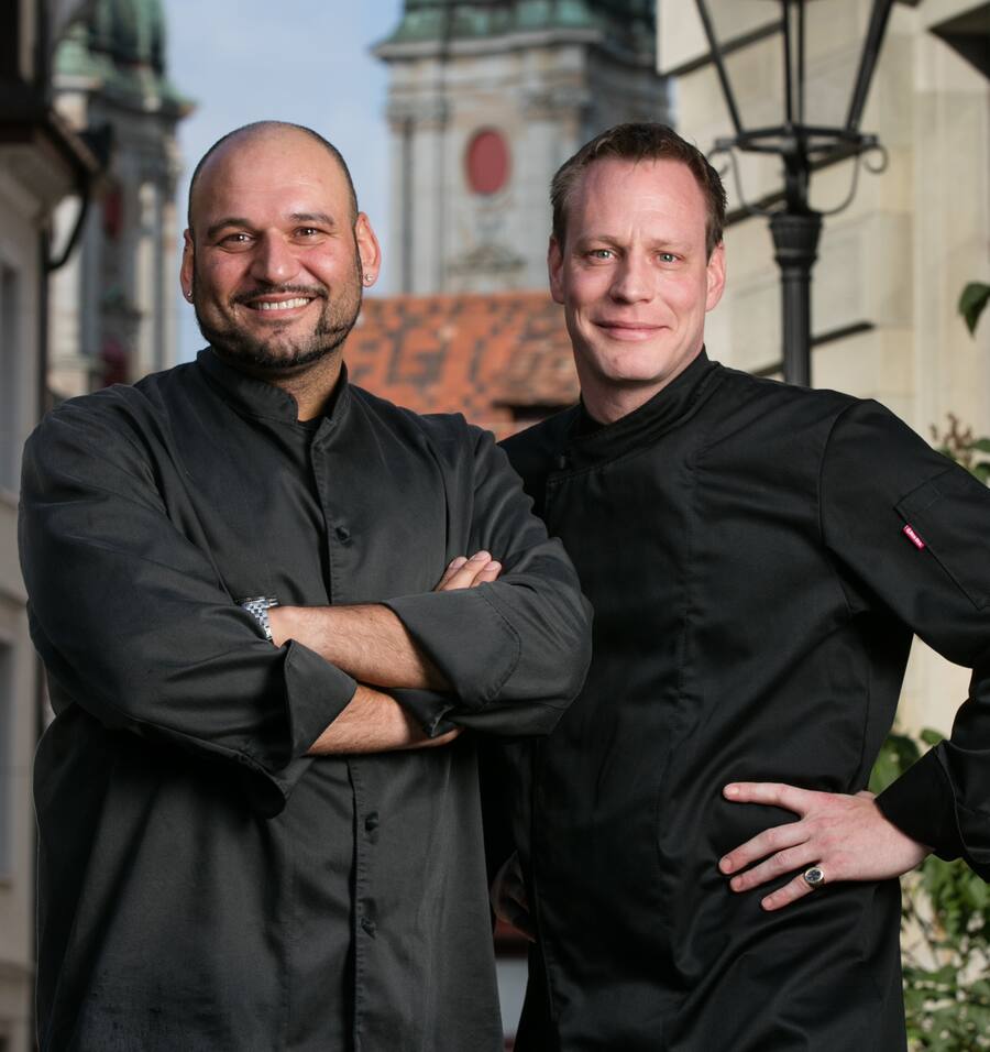 Sebastian Zier (R), Moses Ceylan (L) Hotel Einstein