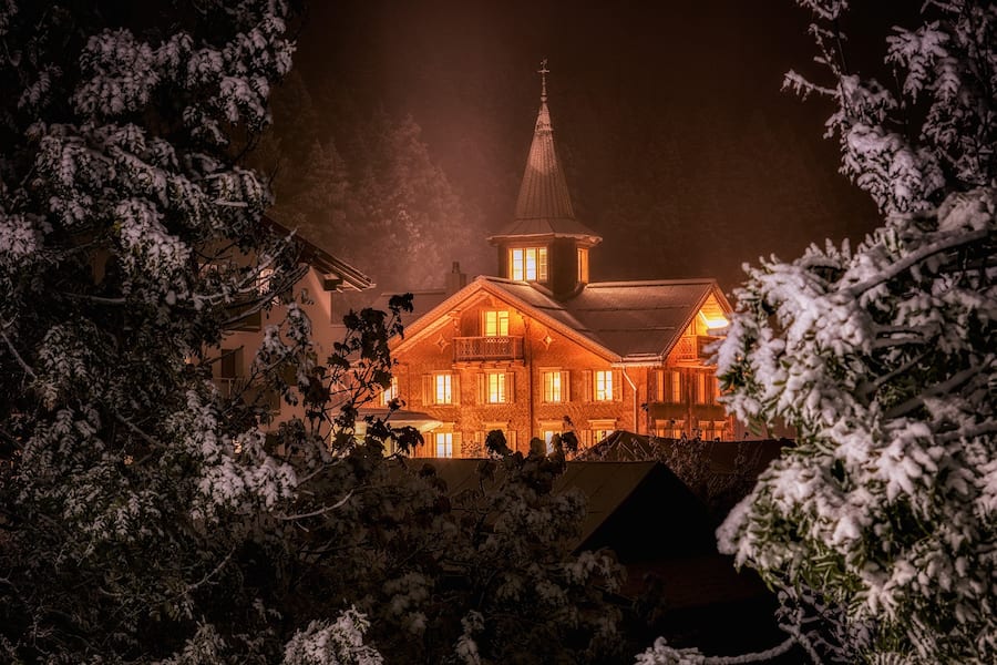 Aussenansicht Winter Val Lumnezia