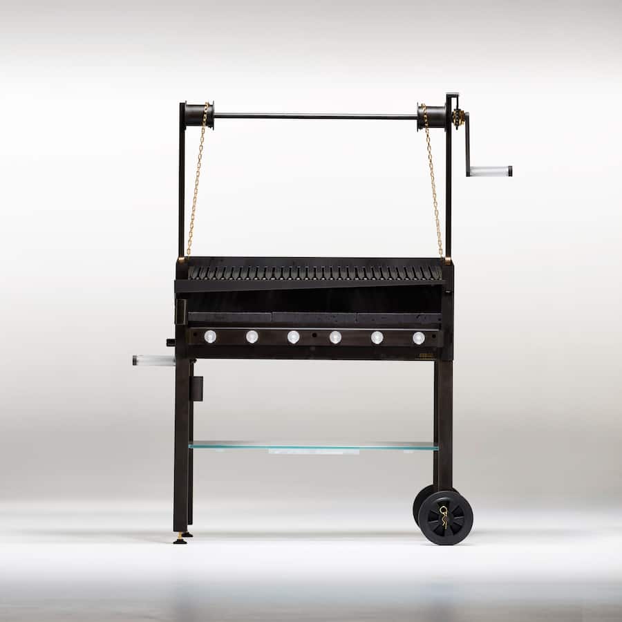 azado Dubai Grill Lalique Gold Titan Kristall