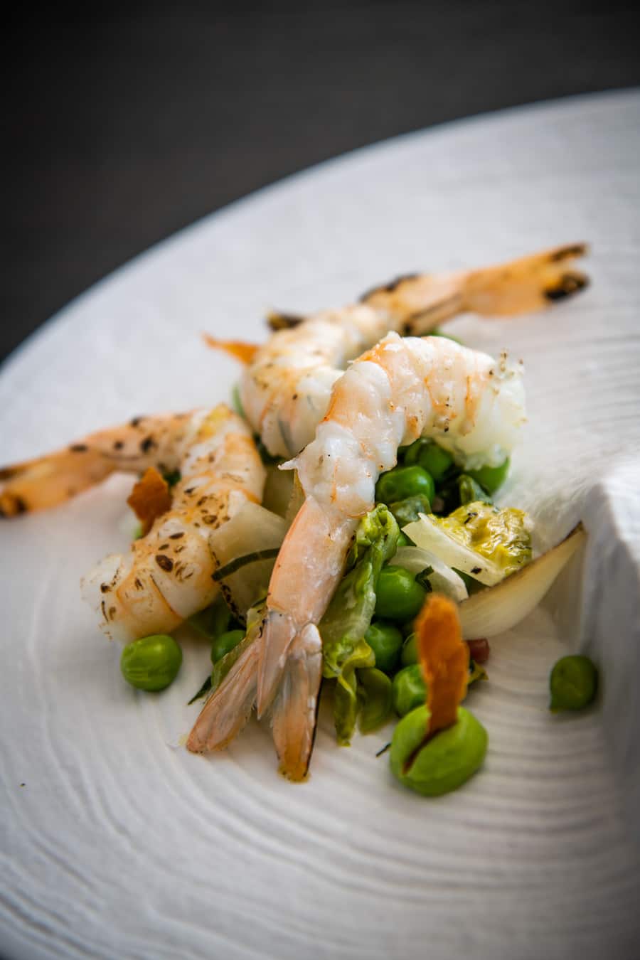 Bürgenstock 2020 Shrimps mit Petit Pois à la Française von Mike Wehrle