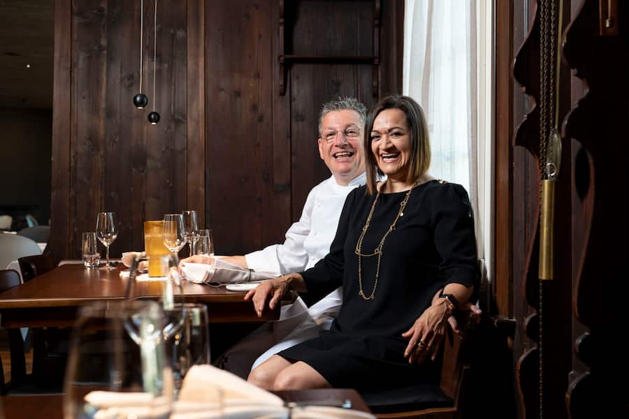 Bad Balgach, Bernd Schüsselhofer und Partnerin Jackie Pedregal