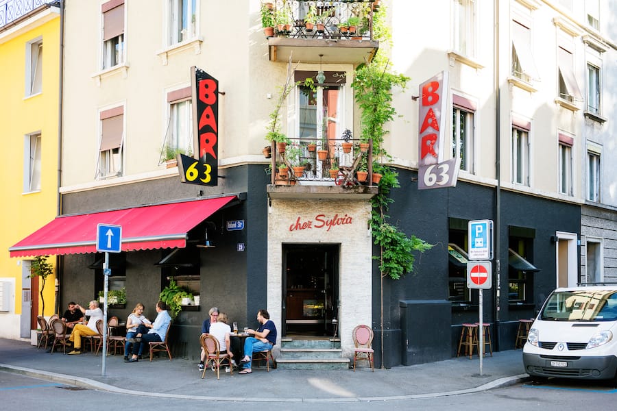 Bar 63 in Zürich an der Rolandstrasse