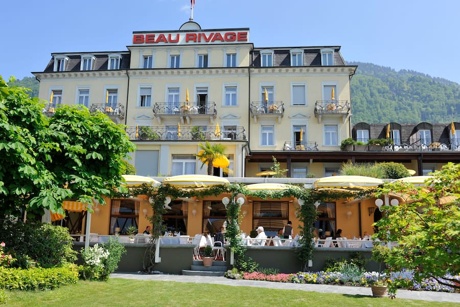 Beau Rivage Weggis LU, mit Chefkoch Roland Sedmark mit Fischplatte