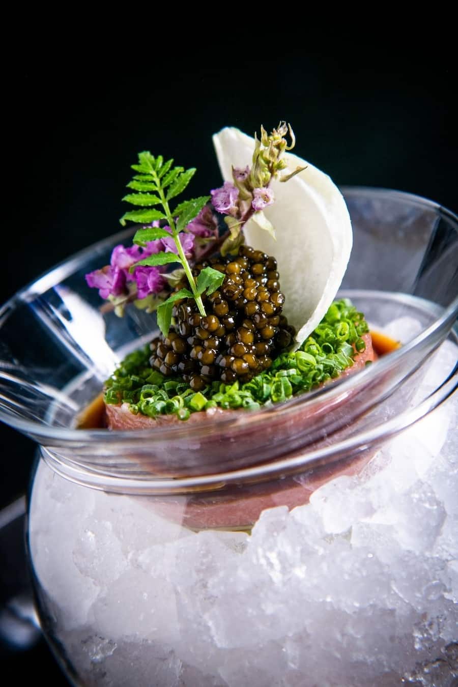 Carpaccio vom Japanischen Gelbschwanz mit YUZU-Sojasoße