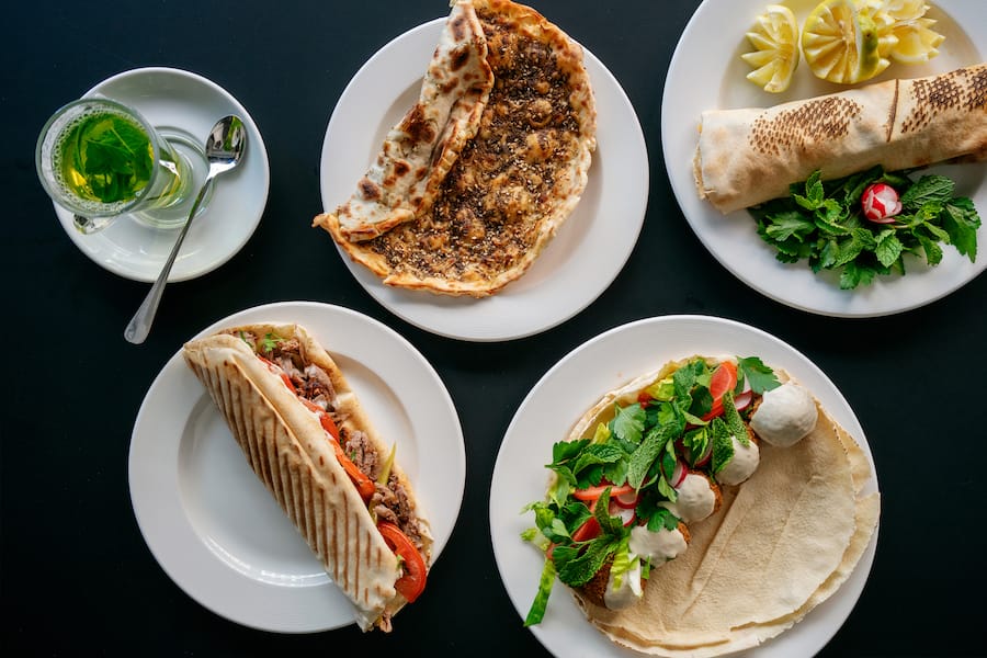 Das beste Schawarma von Zürich im Le Cèdre an der Nüschelerstrasse im libanesischen Restaurant