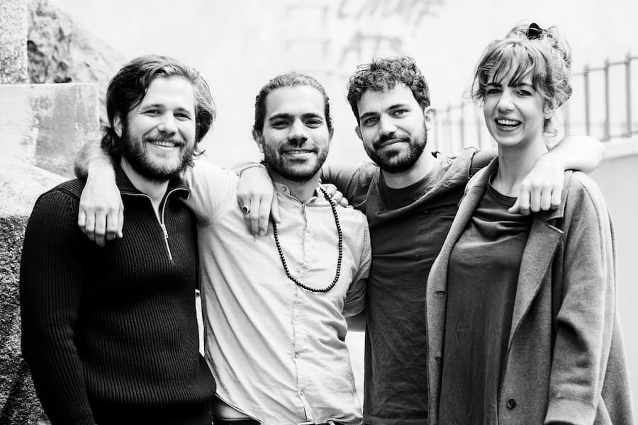 Celine Horst,Alexander und Raphael Guggenbühl, Carlos Navarro