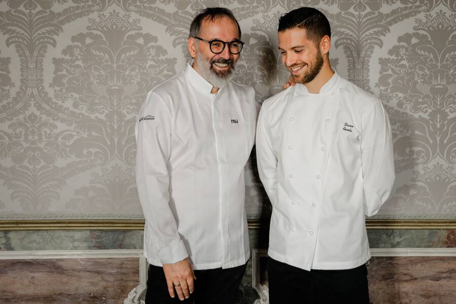 Aman Venice, Italy - Chef Norbert Niederkofler and Chef Dario Ossola