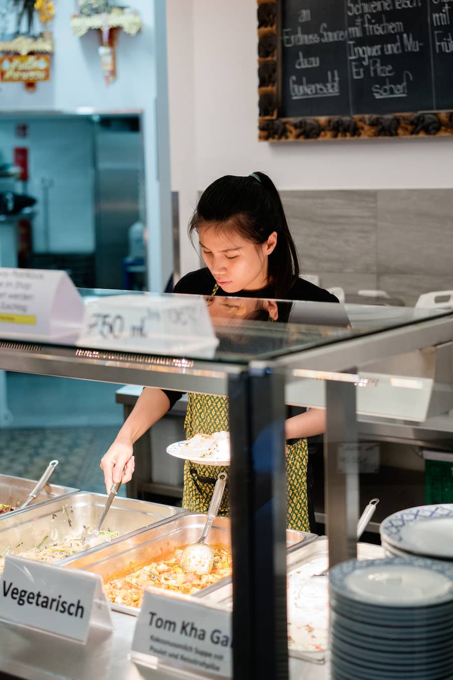 Die Theke im Chiang Mai Thai Shop in Zürich