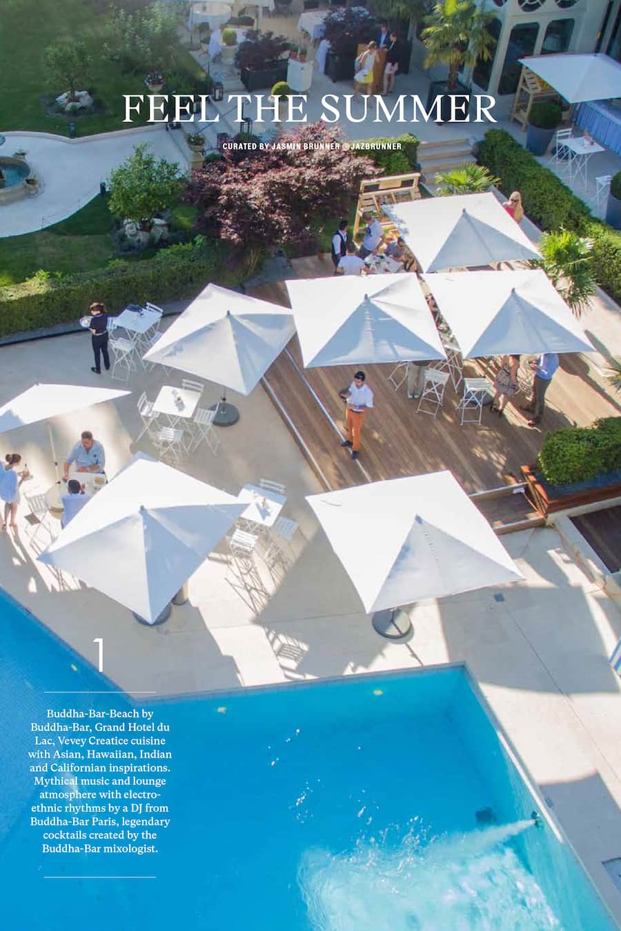 Chillen am Pool: Das «Grand Hotel Du Lac» in Vevey.