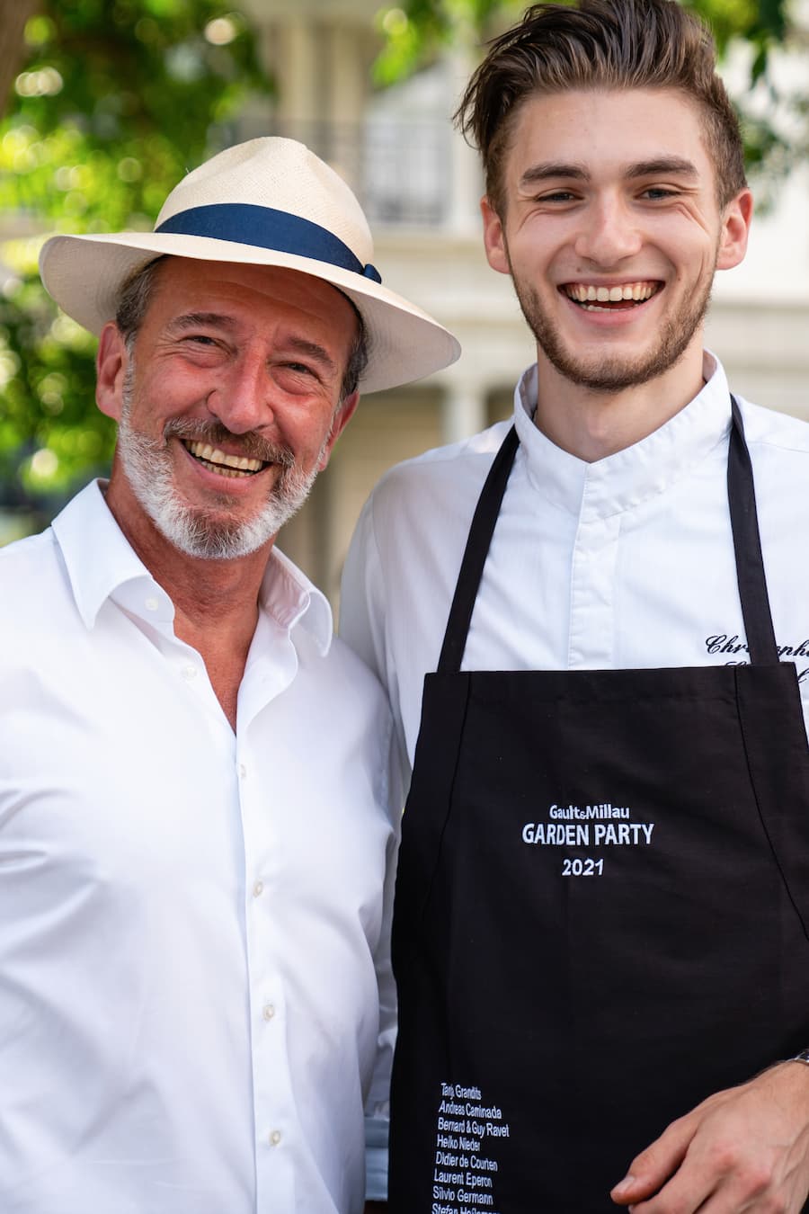 Christoph Loeffel Patissier des Jahres 2021, Knut Schwander, Chef Gault&Millau Romandie - Gault&Millau Garden Party - Sonntag, 15. August 2021 - Copyright Olivia Pulver