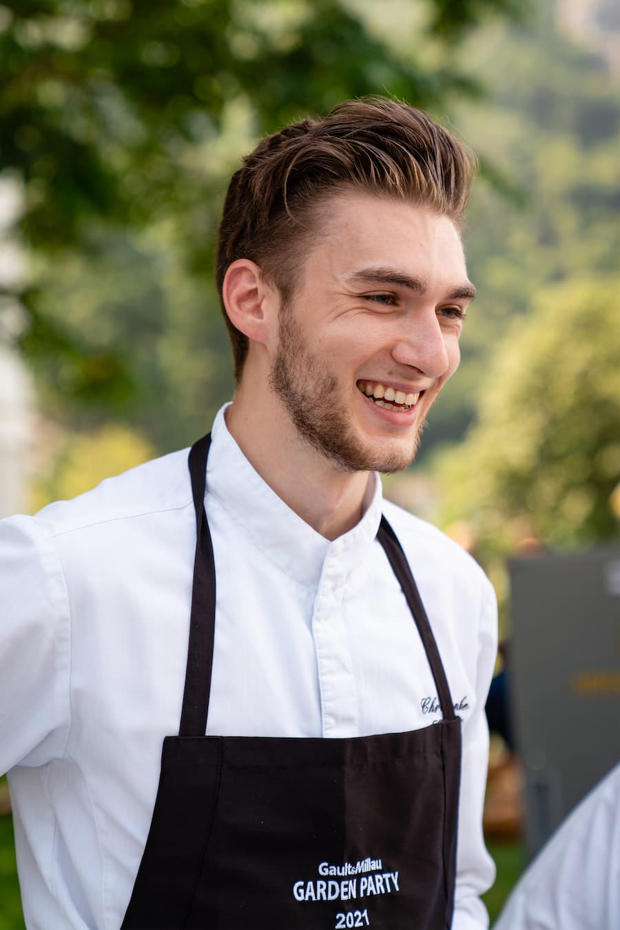 Christophe Loeffel an der GaultMillau Garden Party 2021 in Bad Ragaz