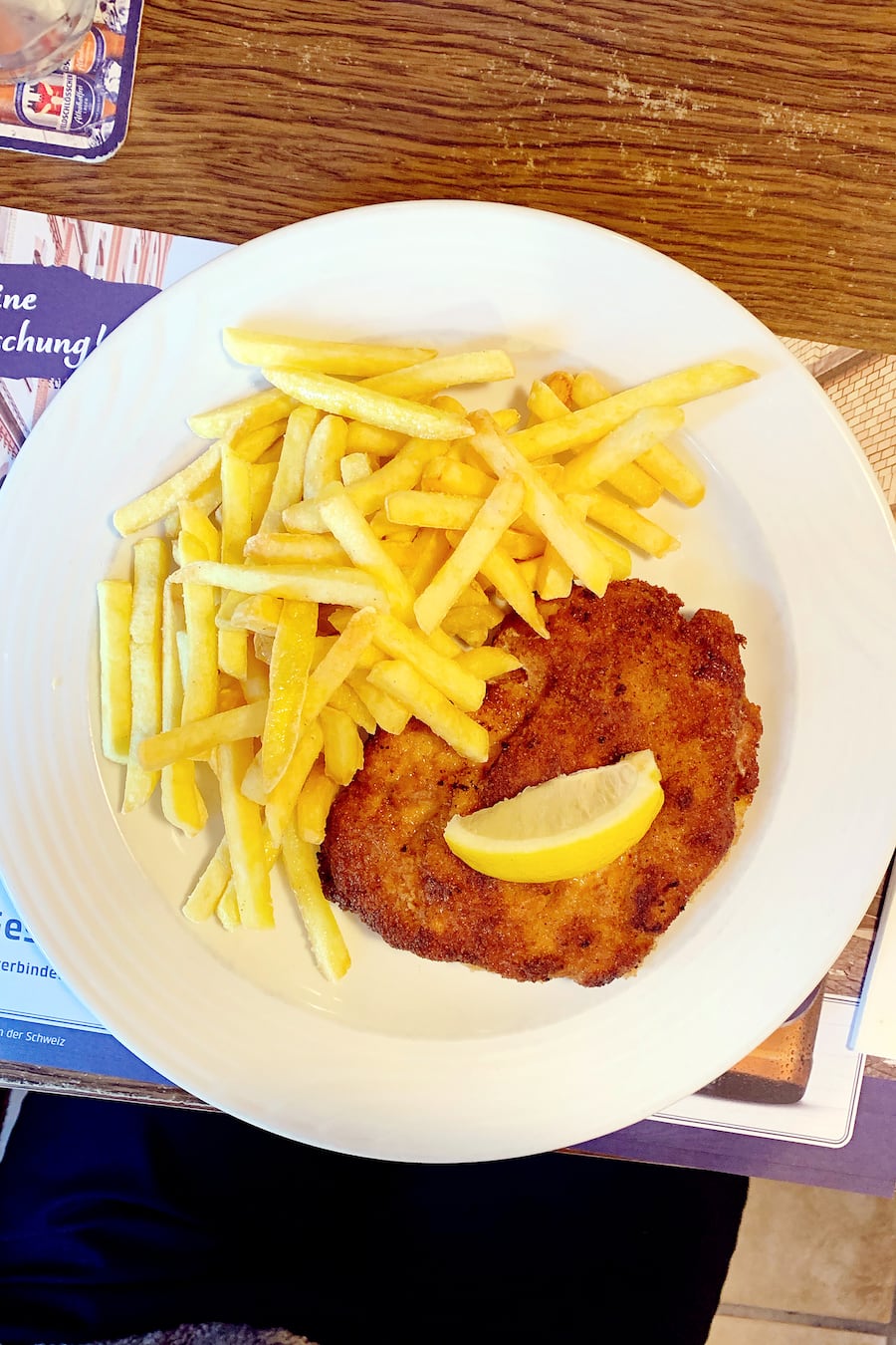 Cordon bleu im restaurant utoburg in Zürich