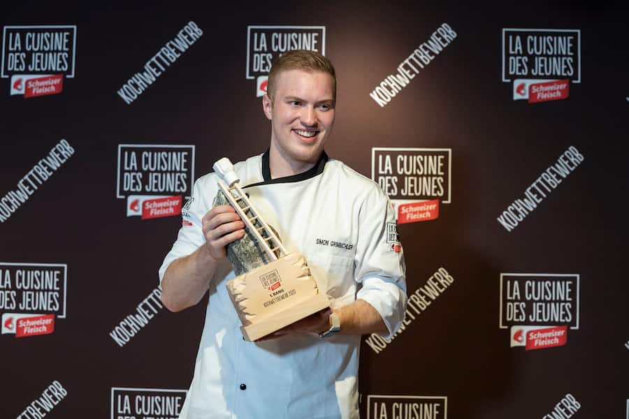 Cuisine des jeunes, Kochwettbewerb 2020, in Bern, Sieger Simon Grimbichler