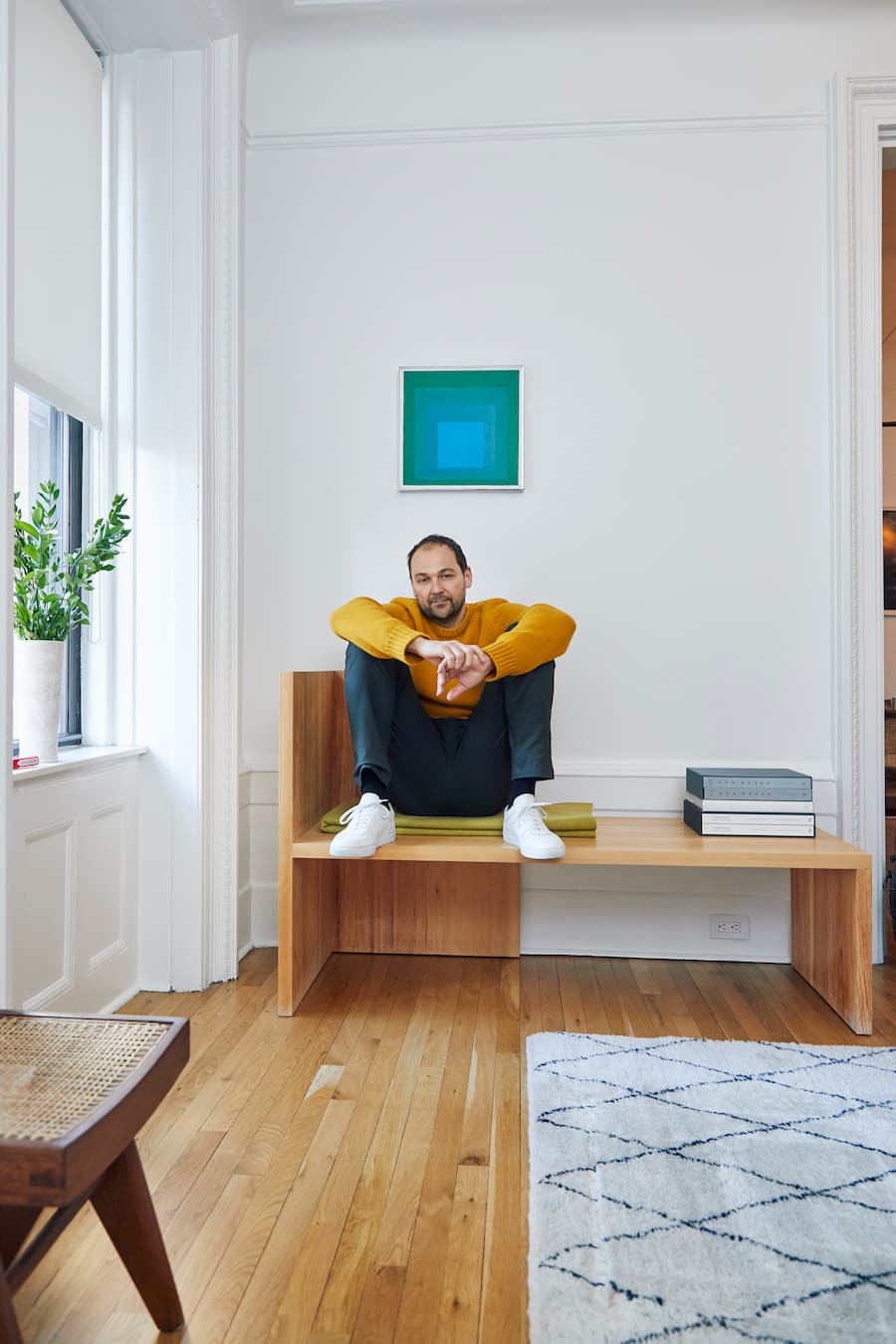 daniel Humm at his appartment in NYC