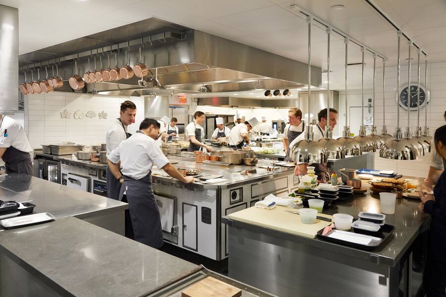Daniel Humm's Restaurantküche