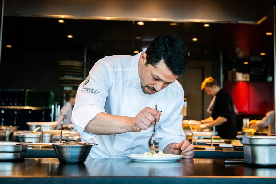 Das Bürgenstock-Festtags-Menue von Mike Wehre und seiner Crew 2020: Damian Carini