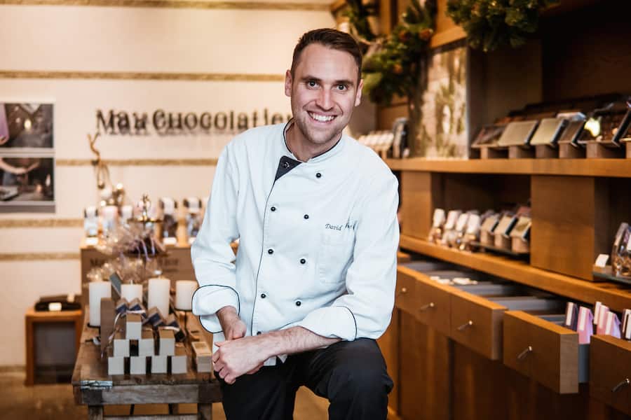 Chef Chocolatier David Kohler an der Arbeit - Max Chocolatier - Schweizerhofquai 2, Luzern - Samstag, 17. November 2018 - Handgemachte, natürliche Schokolade - Copyright Olivia Pulver