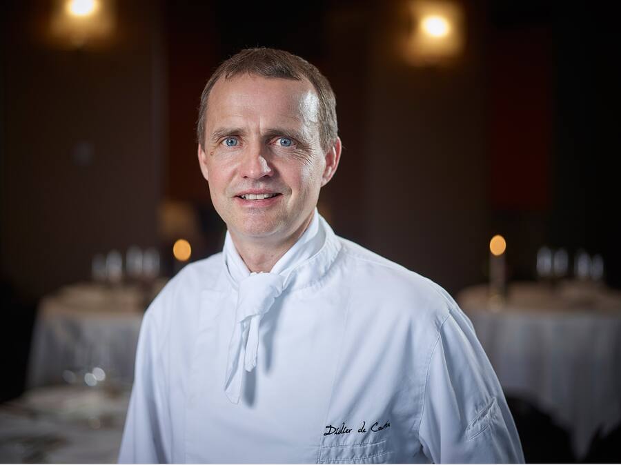 Sierre, janvier 2017,Restaurant l TERMINUS, Didier De courten son Chef Ãtoilà avec 19 points Gault&Millau, Avec son Maitre d'HÃtel, Alexandre Coupin  © sedrik nemeth