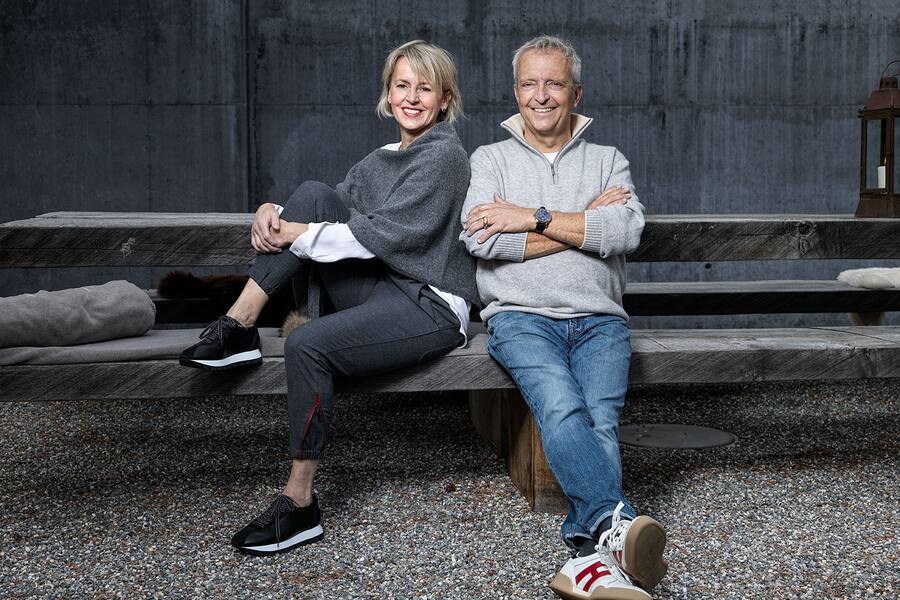 Die zuvorkommenden Gastgeber im Country Club: Anni und Reto Lampart.