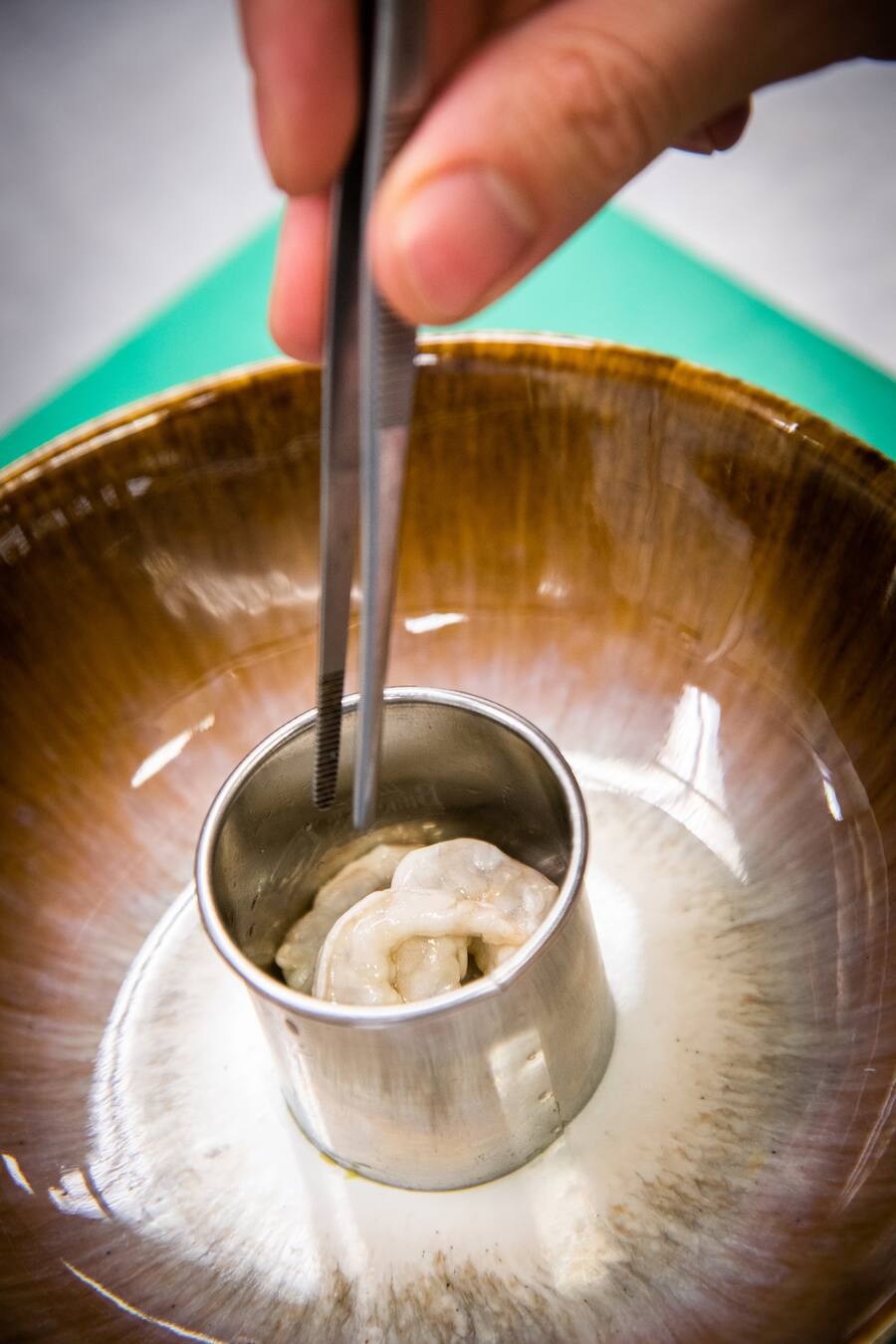 Dominik Sato kocht ein Swiss-Shrimp-Ceviche 2020