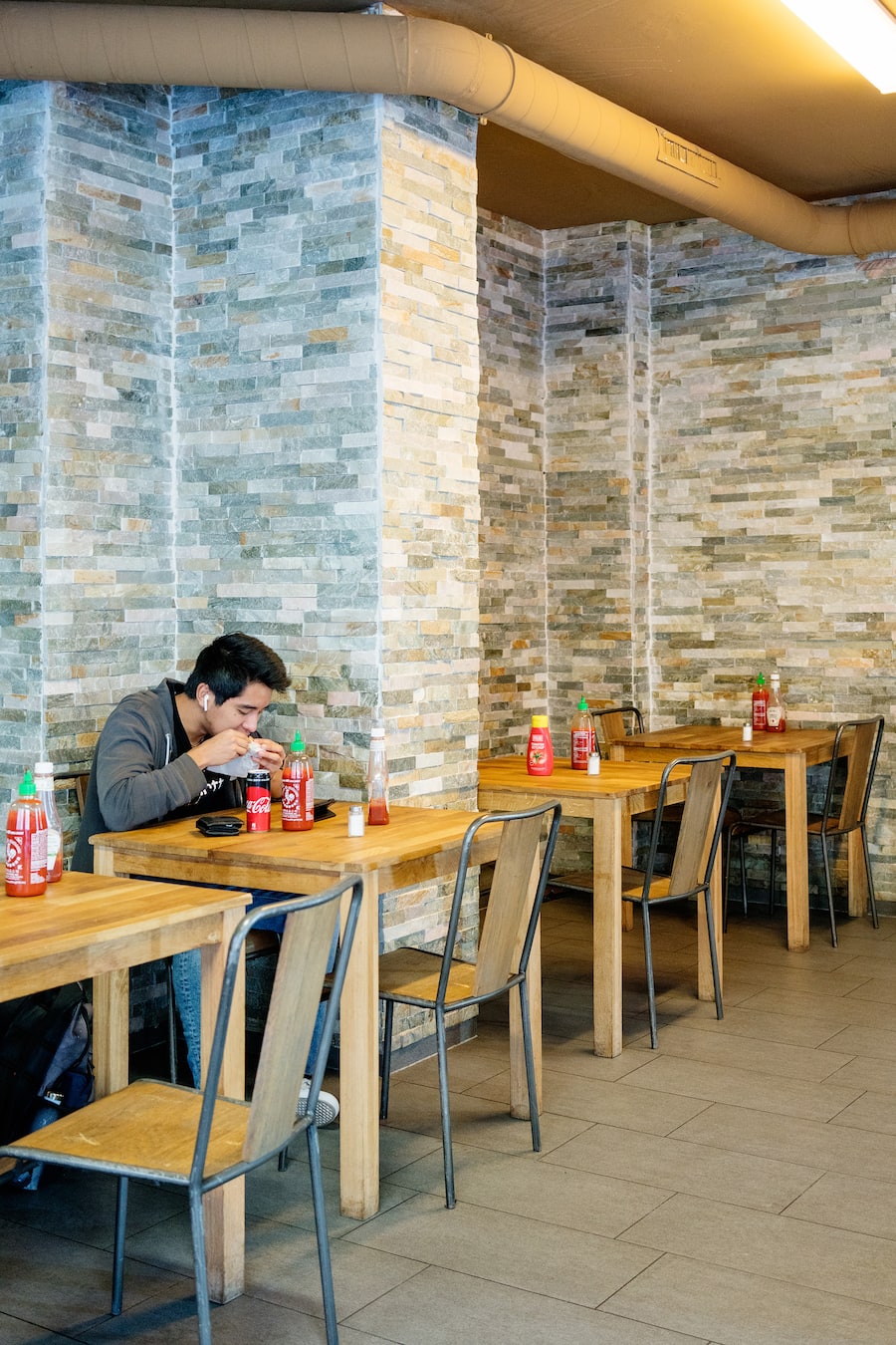 Schawarma im Al Mouchtar auch Grüne Libanon genannt