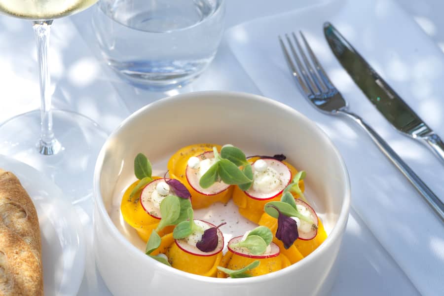 Eden Reserve Ravioli Signature Dish