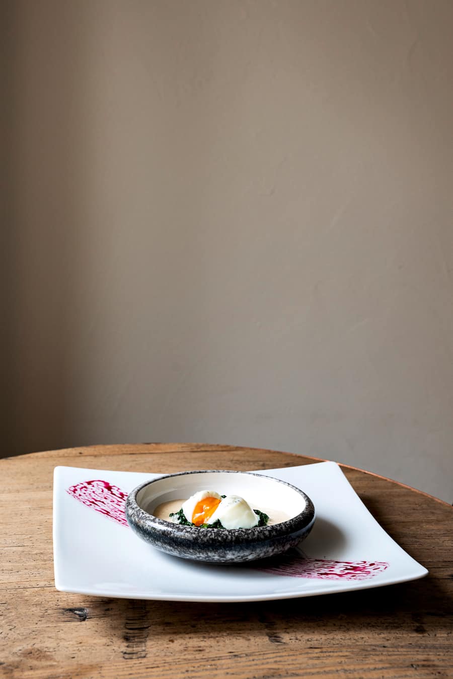 Ei mit Spinat Hansjörg Ladurner