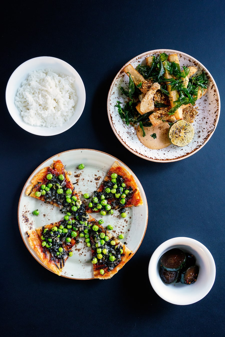 Gerichte von Esu Lee von CAM im Restaurant Kin in Zürich
