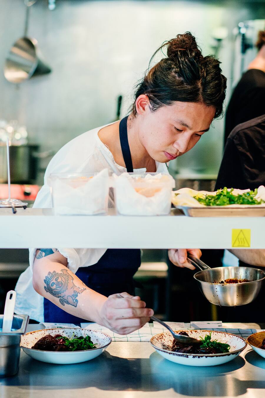 Esu Lee vom Restaurant Cam in Paris im Restaurant Kin in Zürich