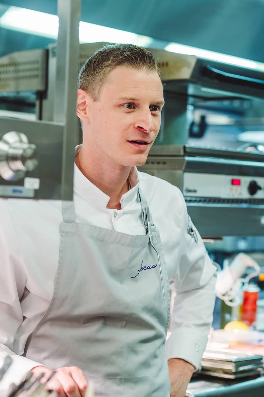 Patrick Mahler - Focus Caviar Lunch mit Patrick Mahler und Jürg Kappeler von Sense fof Delight, Importeur von Kaviari Paris - Restaurant Focus, Parkhotel Vitznau - Montag, 22.4.2019 - Copyright Olivia Pulver