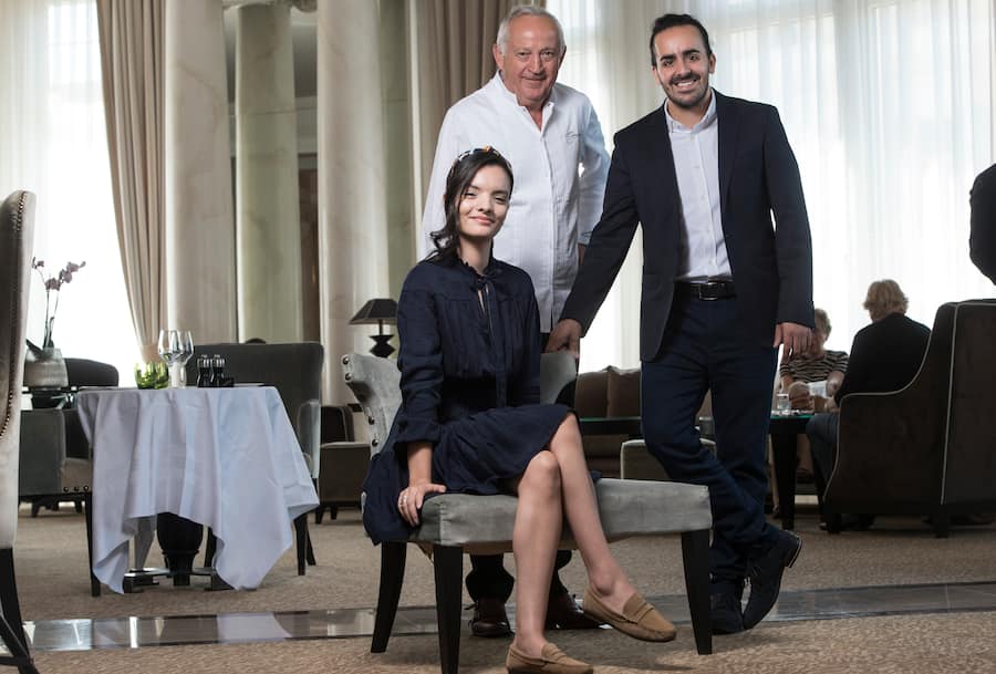 Franck Pelux futur chef du Lausanne Palace et Sarah Benahmed sa compagne qui sera responsable en salle.Ils succèdent à Edgar Bovier