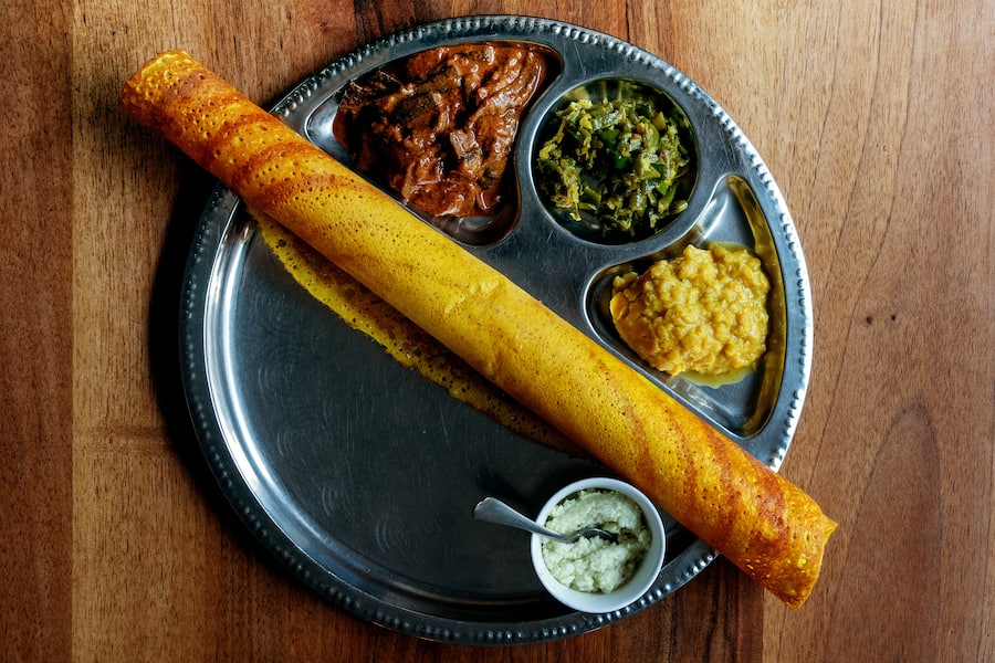 Masala Dosa im Friend's Corner in Zürich